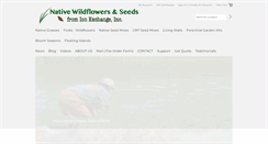 Desktop Screenshot of nativewildflowersandseeds.com